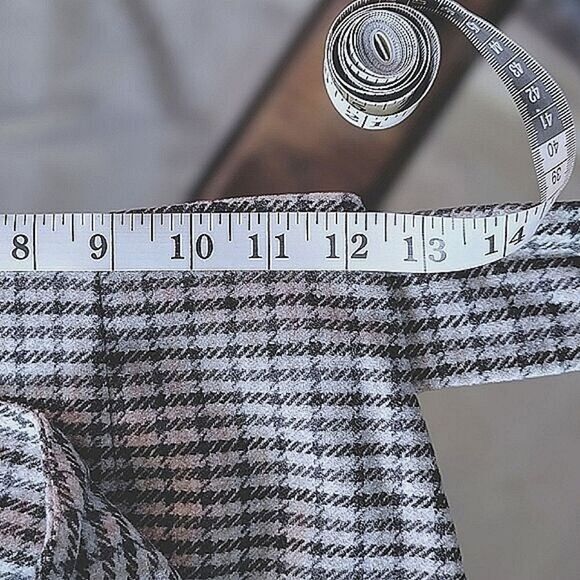 Wilfred Wrap-Front Skirt beige houndstooth check Size 0 - Picture 13 of 14